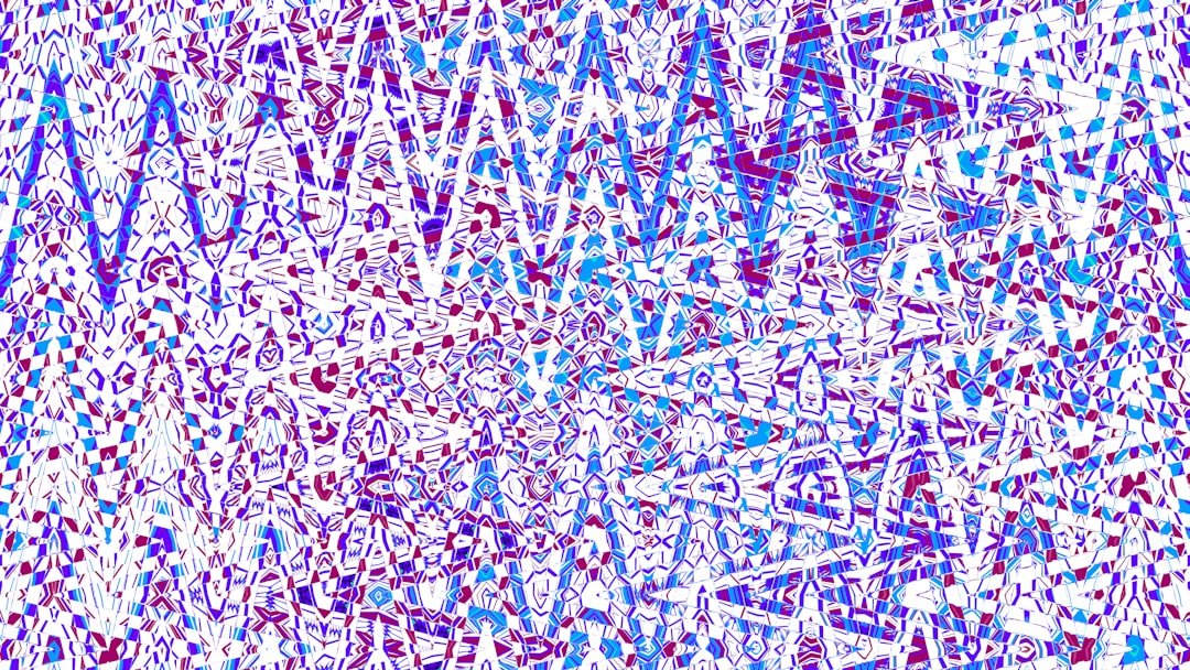 Abstract pattern in shades of blue and white