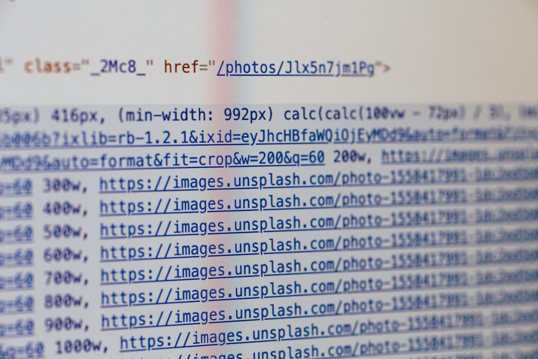 a close up of a computer screen with text